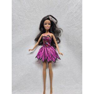 Barbie magic wings Mariposa African American Doll w Original Dress ~ No Wings